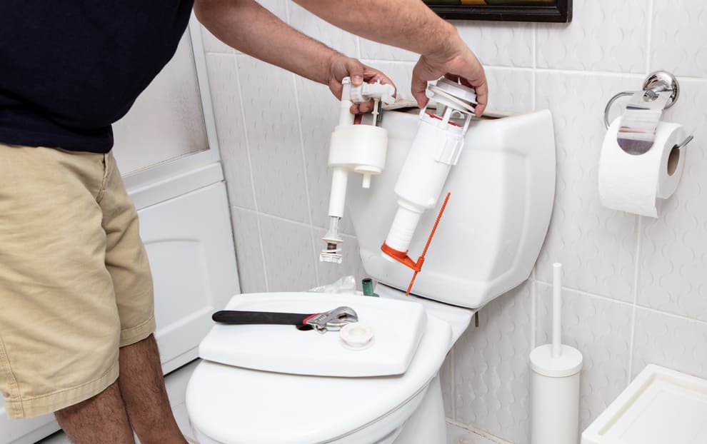 Kit de réparation de valve de chasse d'eau de toilette